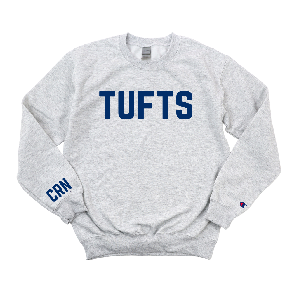 TUFTS CRN CHAMPION CREWNECK