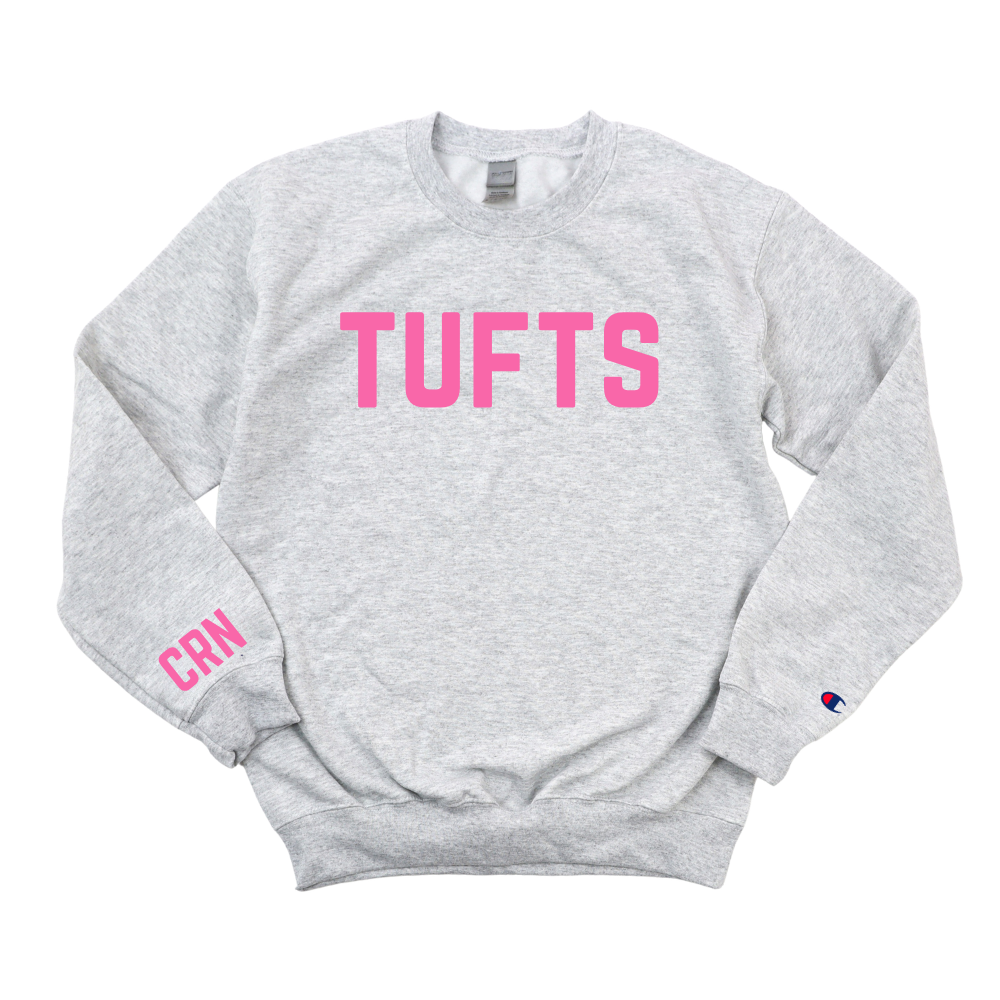 TUFTS CRN CHAMPION CREWNECK