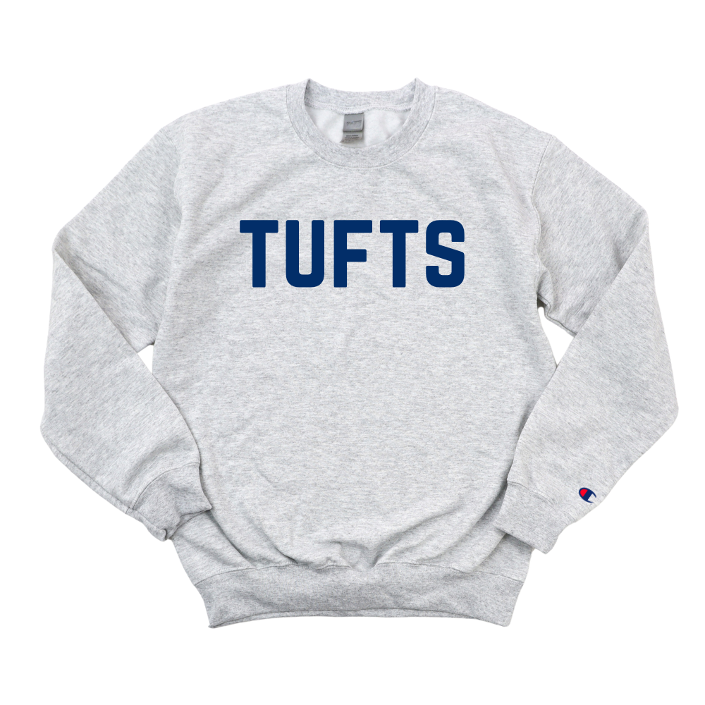 TUFTS MA CHAMPION CREWNECK