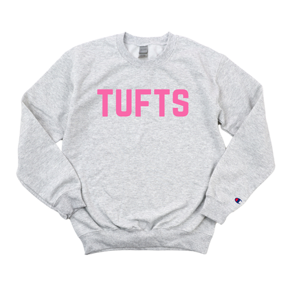 TUFTS MA CHAMPION CREWNECK