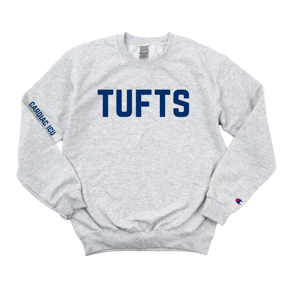 NAVY TUFTS  RN CARDIAC ICU CHAMPION CREWNECK