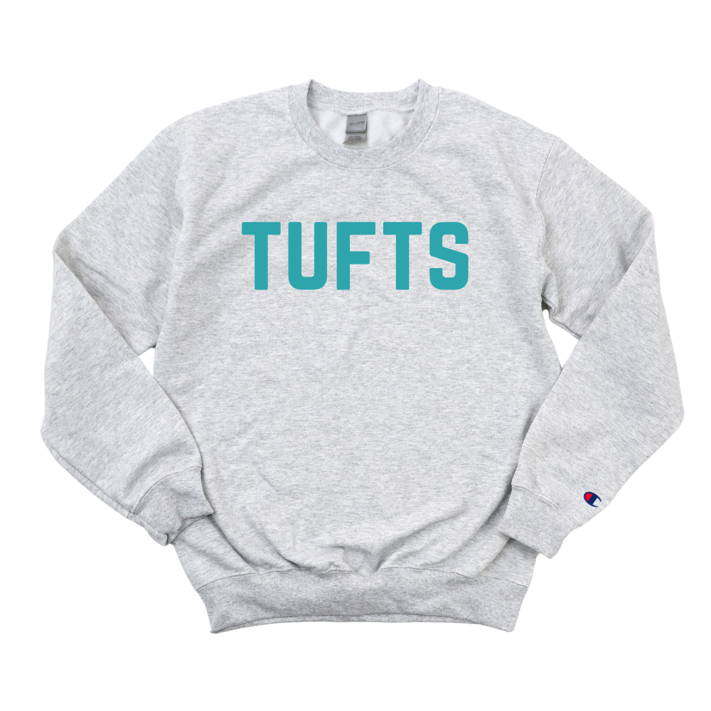 TUFTS MA CHAMPION CREWNECK