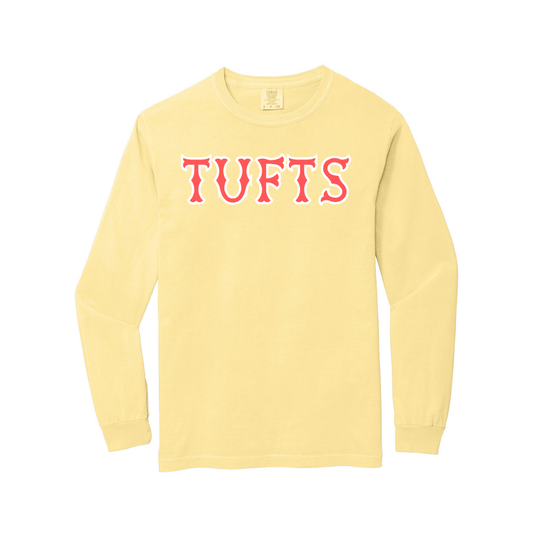 TUFTS SOX LETTERS LONG SLEEVE