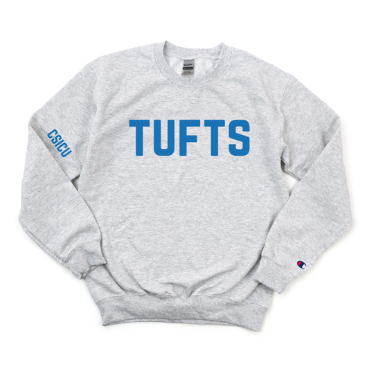 ROYAL BLUE TUFTS RN CSICU CHAMPION CREWNECK