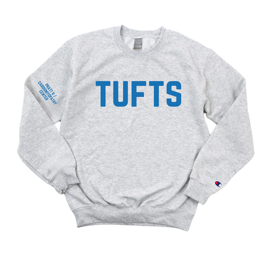 TUFTS ROYAL BLUE RN - PRATT 8 / CARDIOMYOPATHY CENTER CHAMPION CREWNECK