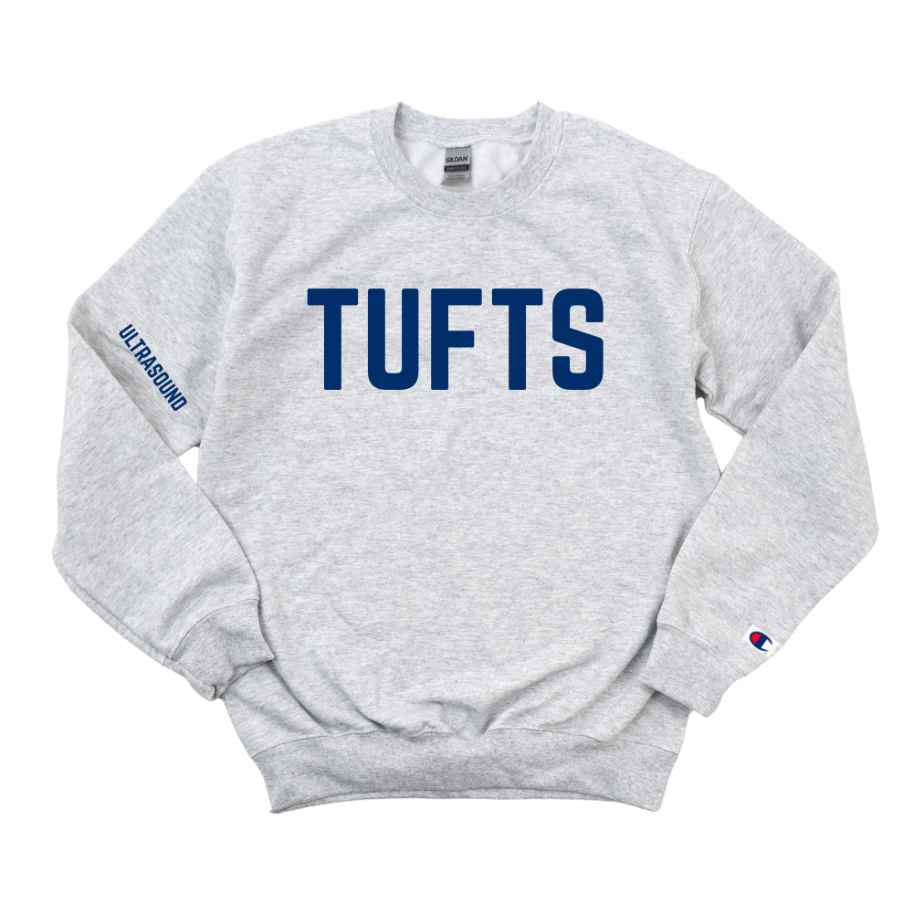 TUFTS NAVY ULTRASOUND CHAMPION CREWNECK