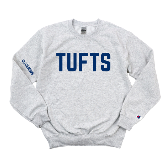 TUFTS NAVY ULTRASOUND CHAMPION CREWNECK