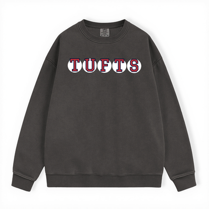TUFTS RETIRED SOX LETTERS CREWNECK