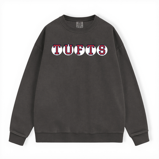 TUFTS RETIRED SOX LETTER CREWNECK