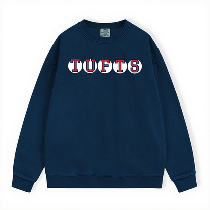 TUFTS RETIRED SOX LETTERS CREWNECK