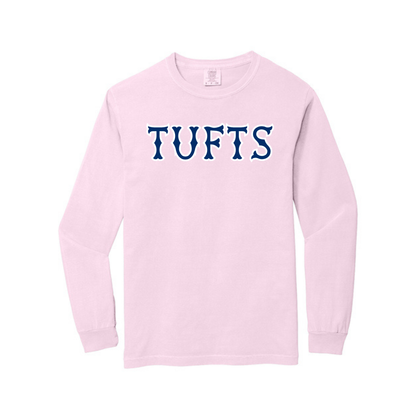 TUFTS NAVY SOX LETTERS LONG SLEEVE
