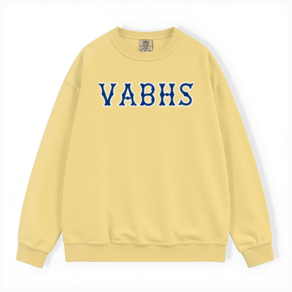 VABHS NAVY SOX LETTERS CRWNECK