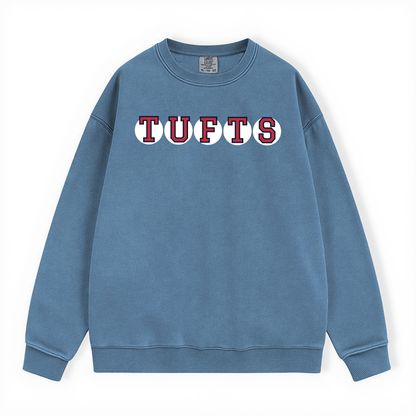 TUFTS RETIRED SOX LETTERS CREWNECK