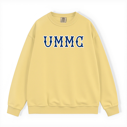 UMMC NAVY SOX LETTERS CREWNECK