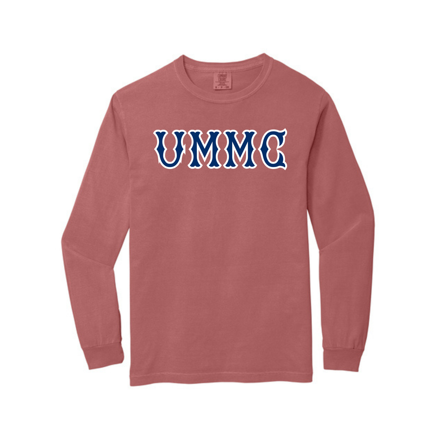 UMMC NAVY SOX LETTERS LONG SLEEVE