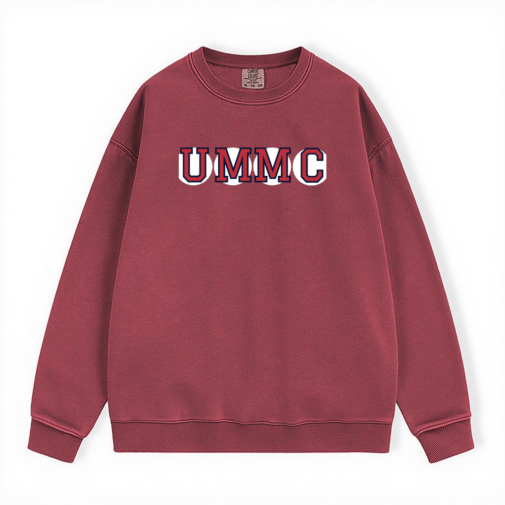 UMMC RETIRED SOX LETTERS CREWNECK
