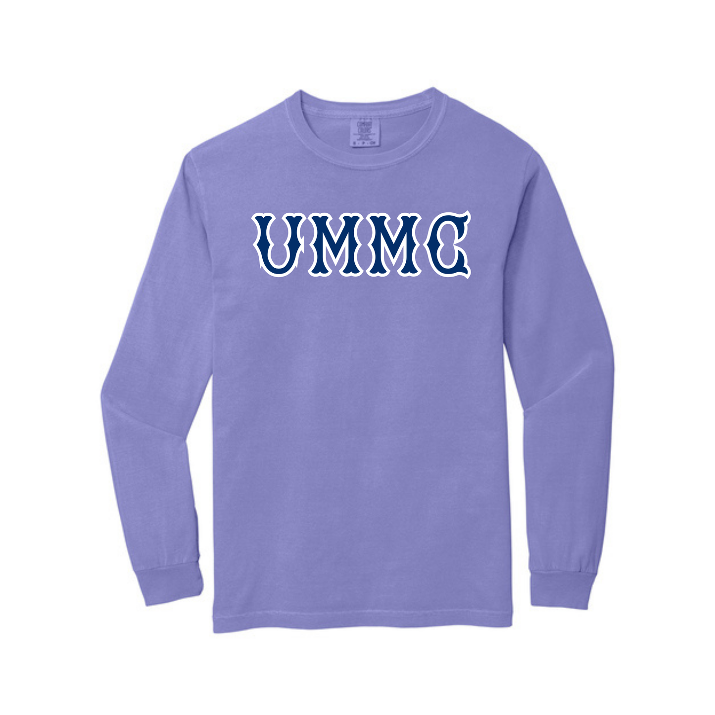 UMMC NAVY SOX LETTERS LONG SLEEVE