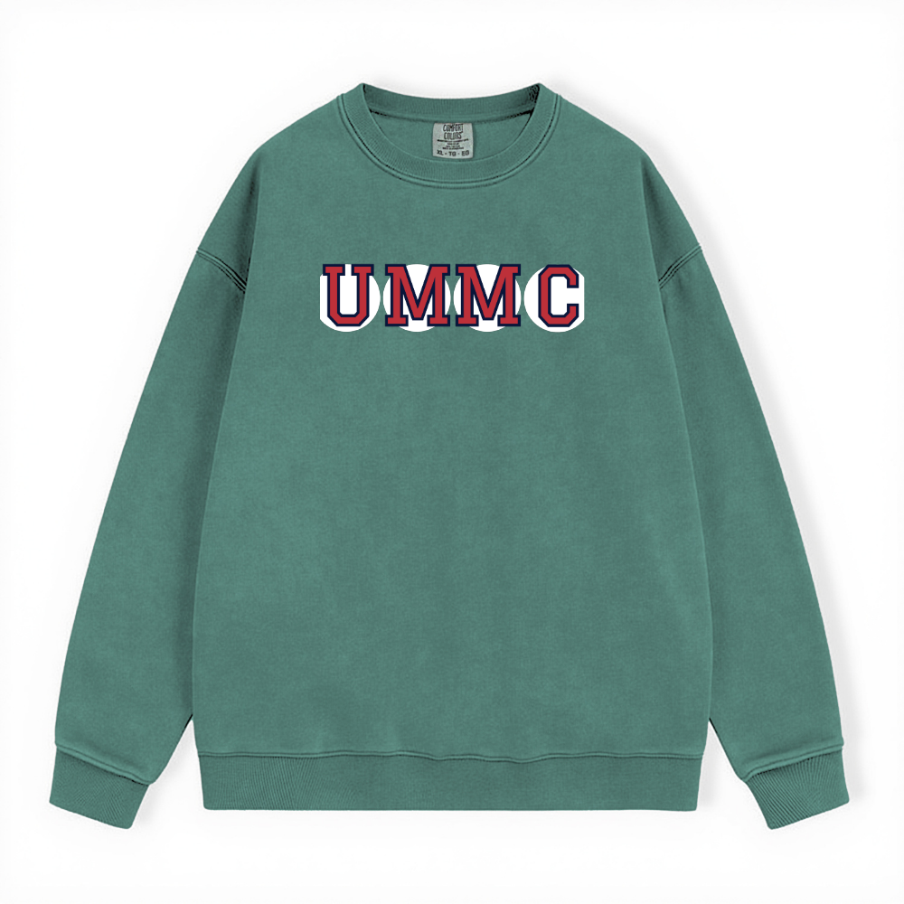 UMMC RETIRED SOX LETTERS CREWNECK