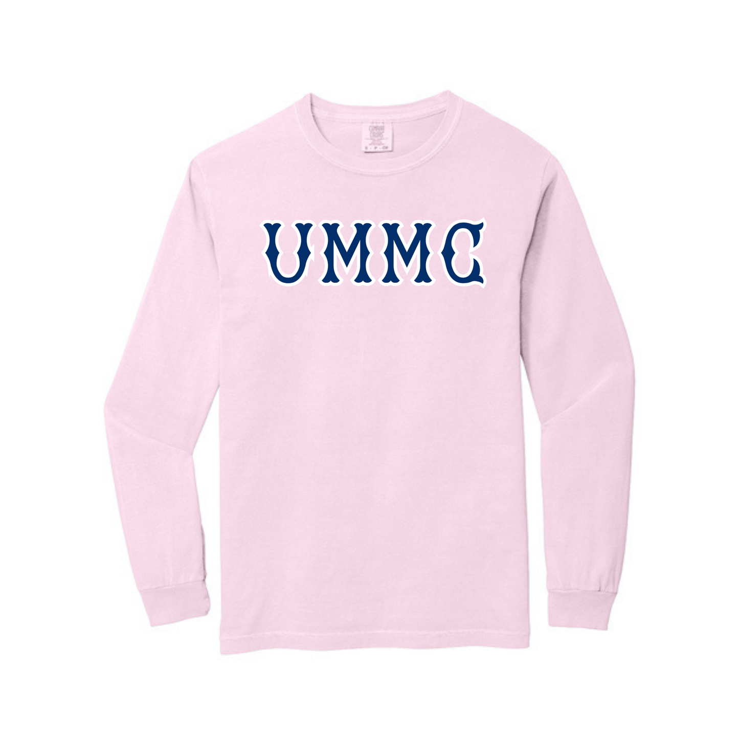 UMMC NAVY SOX LETTERS LONG SLEEVE