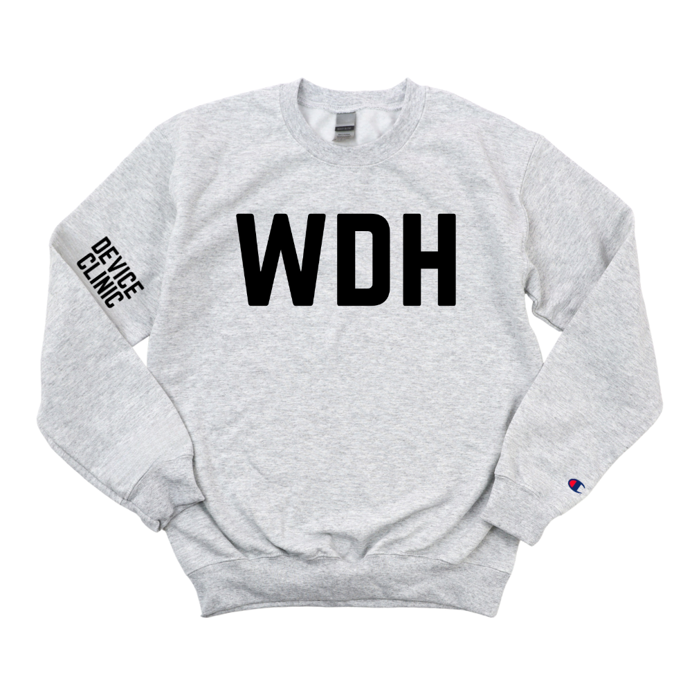 WDH DEVICE CLINIC CHAMPION CREWNECK