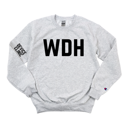 WDH DEVICE CLINIC CHAMPION CREWNECK