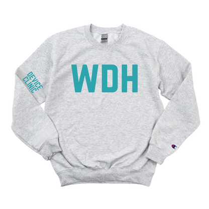 WDH DEVICE CLINIC CHAMPION CREWNECK