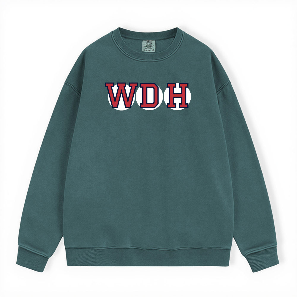 WDH RETIRED SOX LETTERS CREWNECK