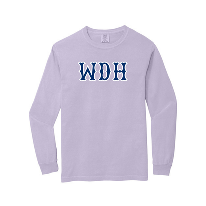 WDH NAVY SOX LETTERS LONG SLEEVE