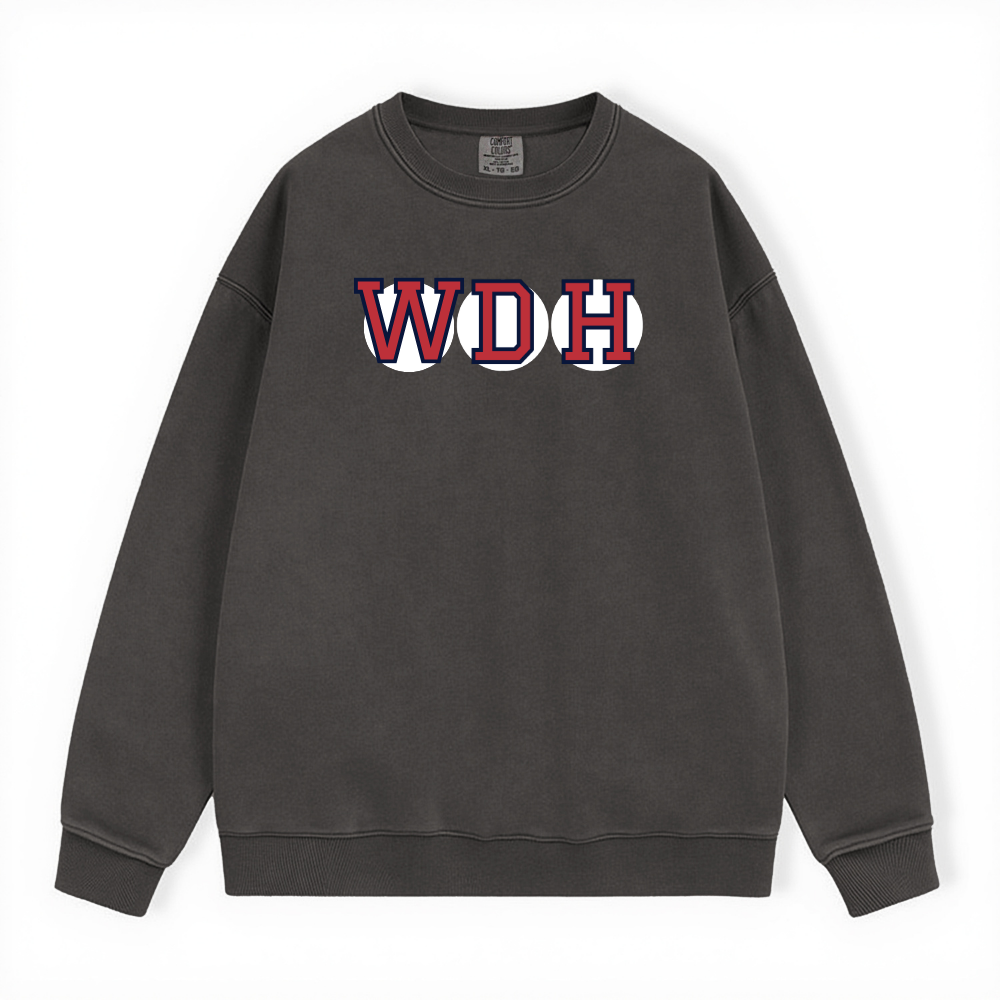 WDH RETIRED SOX LETTERS CREWNECK