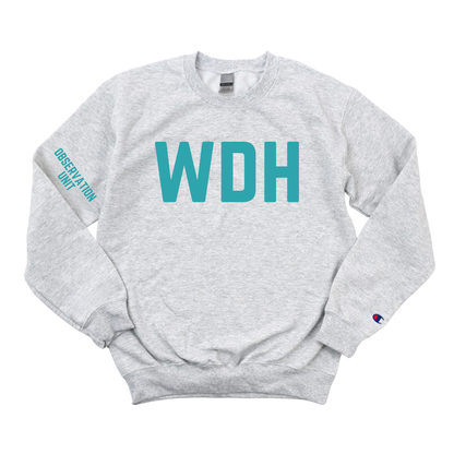 TEAL WDH ED TECH - OBSERVATION UNIT CHAMPION CREWNECK