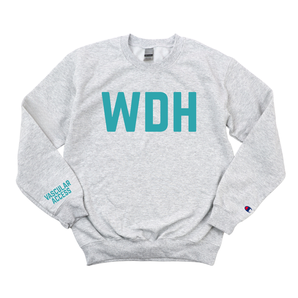 TEAL WDH RN - VASCULAR ACCESS CHAMPION CREWNECK