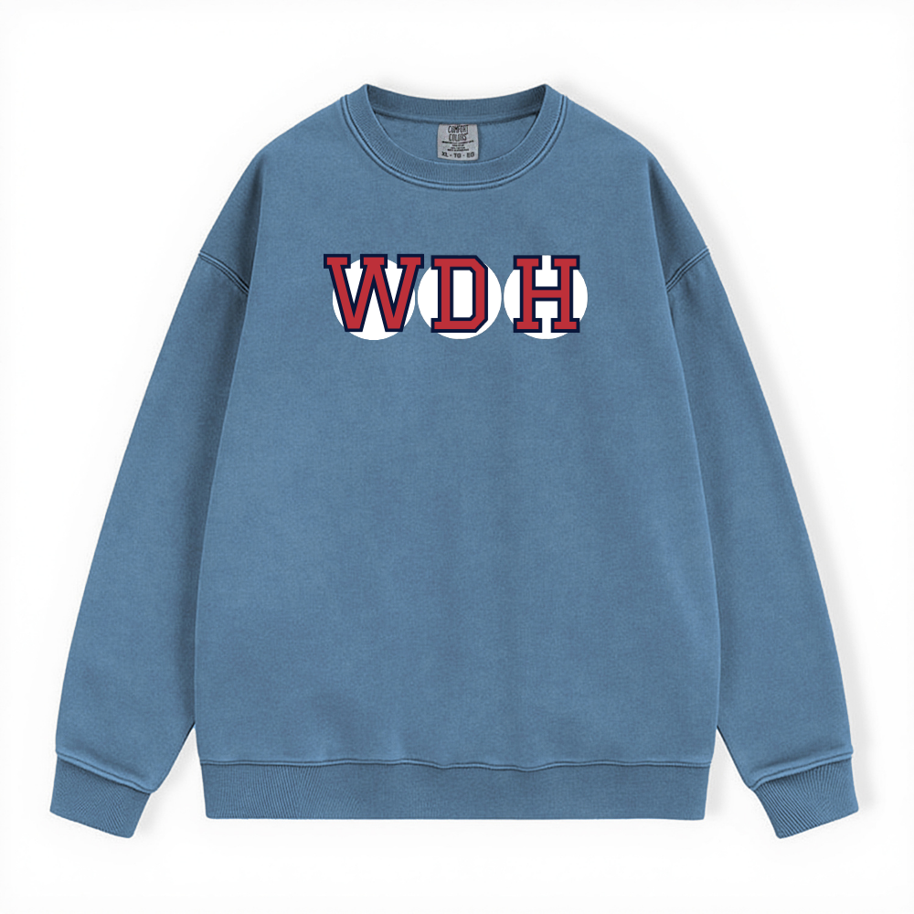 WDH RETIRED SOX LETTERS CREWNECK