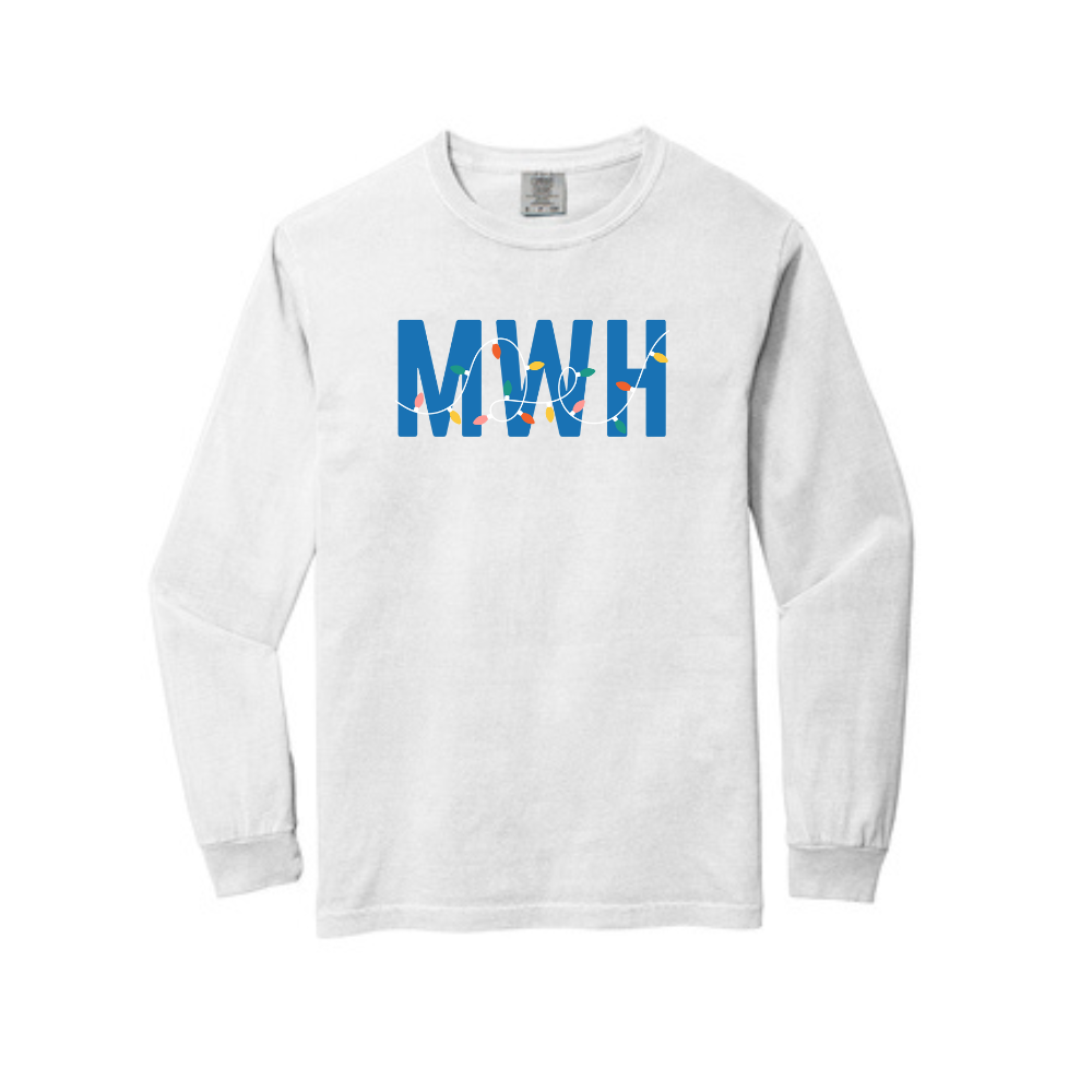 MWH HOLIDAY LIGHTS LONG SLEEVE - WHITE