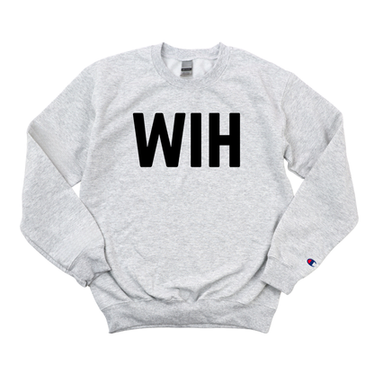 WIH MA CHAMPION CREWNECK