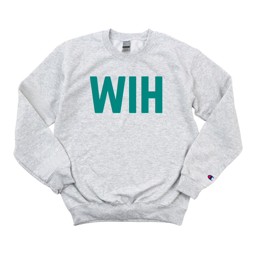 WIH MA CHAMPION CREWNECK