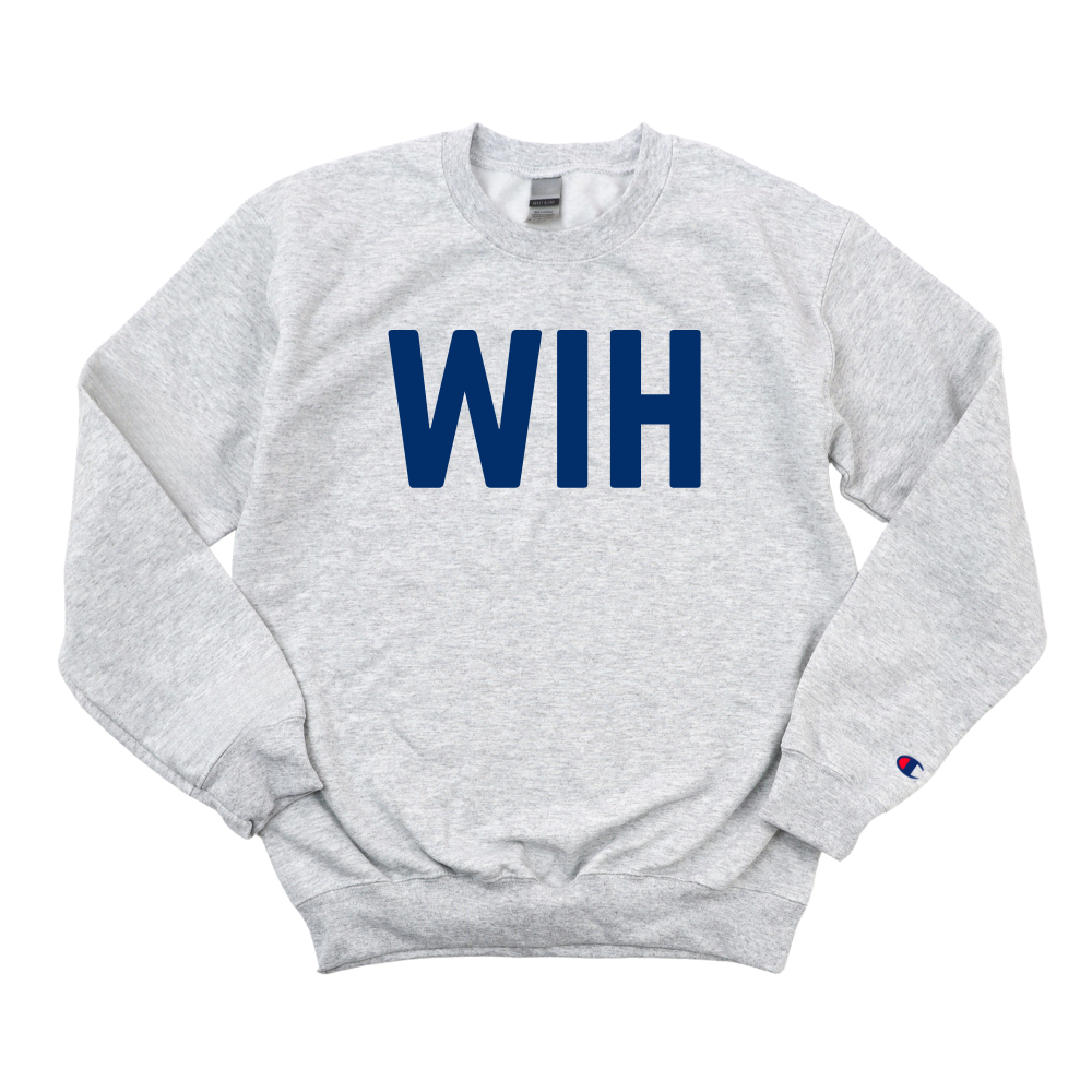 WIH MA CHAMPION CREWNECK