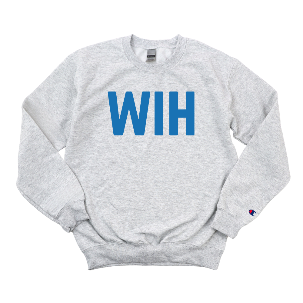 WIH MA CHAMPION CREWNECK
