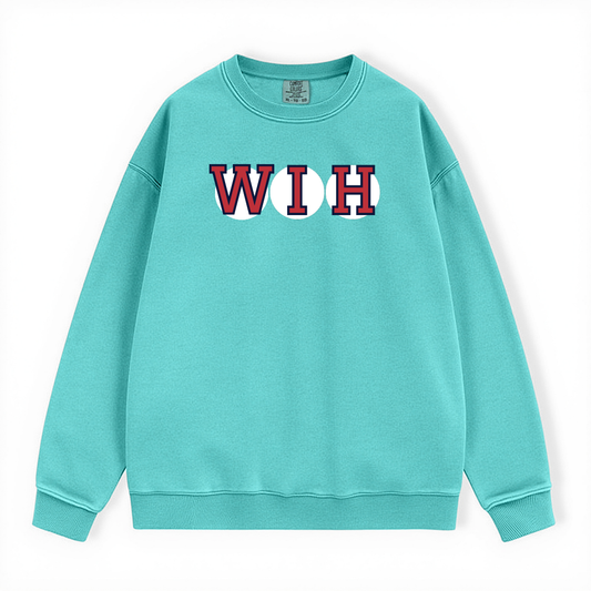 WIH RETIRED SOX LETTERS CREWNECK