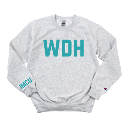TEAL WDH IMCU CHAMPION CREWNECK