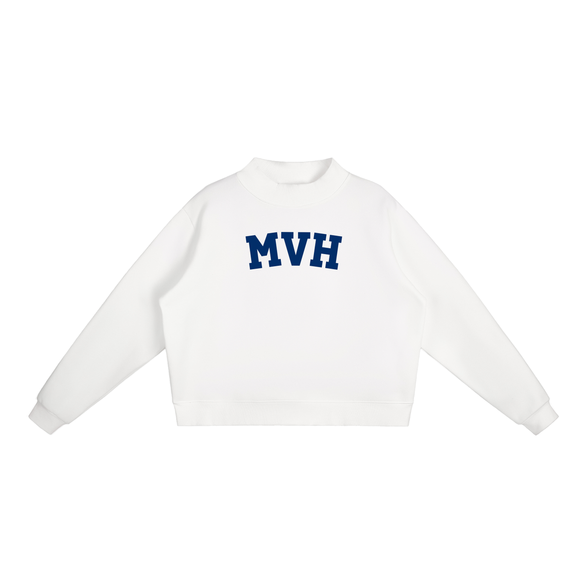 MVH BLOCK LETTER MOCK NECK