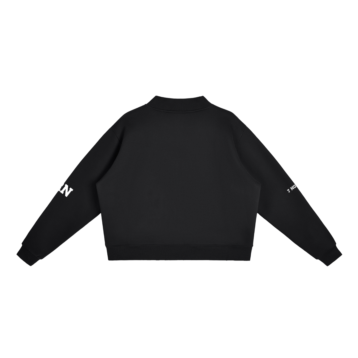BWFH RN 7 NORTH BLOCK LETTER MOCK NECK