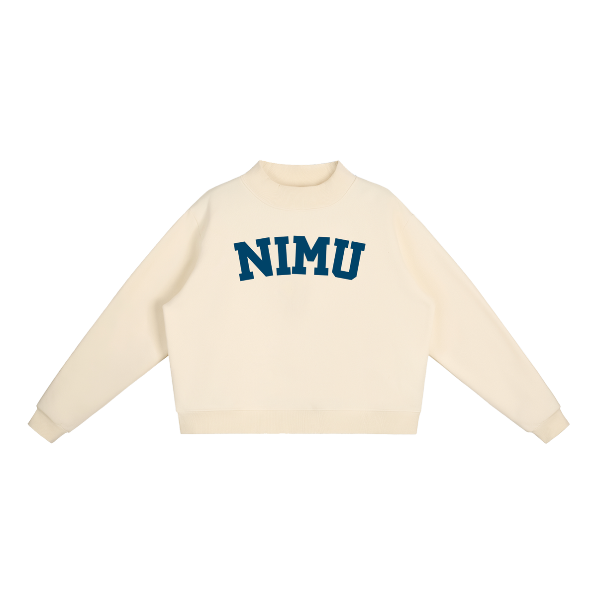 NIMU BLOCK LETTER MOCK NECK