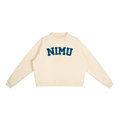 NIMU BLOCK LETTER MOCK NECK