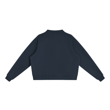 SOUTHIE WHITE BLOCK LETTER MOCK NECK