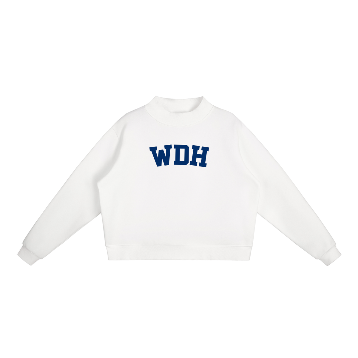 WDH BLOCK LETTER MOCK NECK