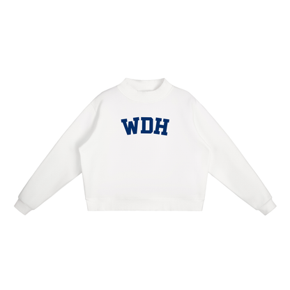 WDH BLOCK LETTER MOCK NECK