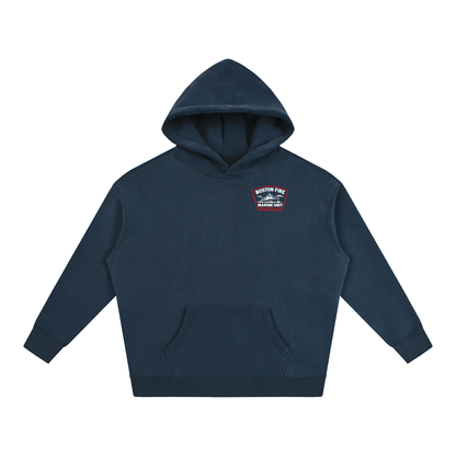 BOSTON FIRE MARINE UNIT OVERSIZED FLEECED HOODIE