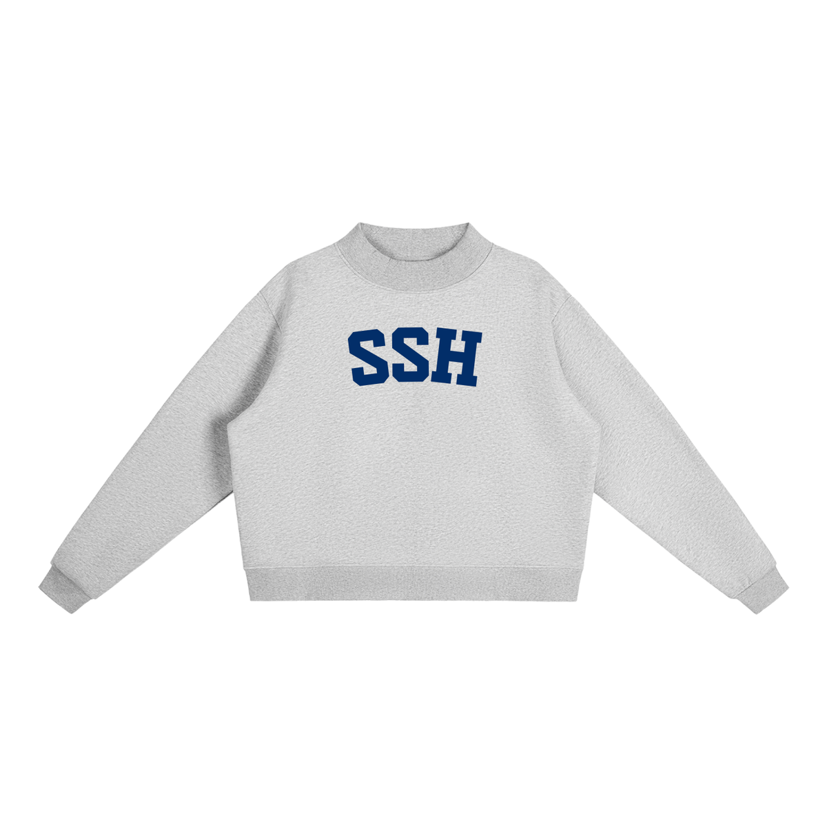 SSH BLOCK LETTERS MOCK NECK