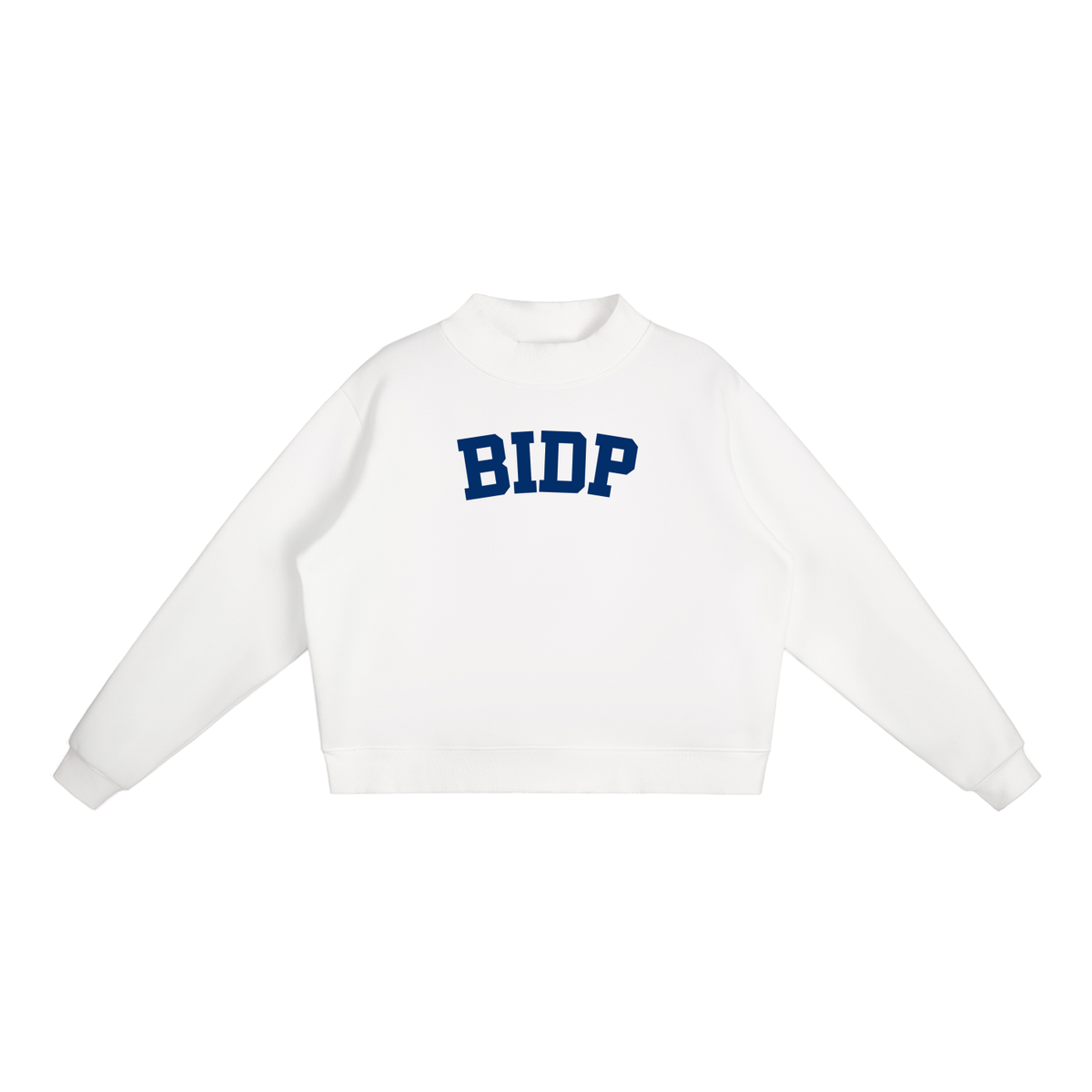 BIDP BLOCK LETTERS MOCK NECK