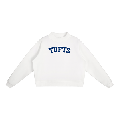 TUFTS BLOCK LETTERS MOCK NECK